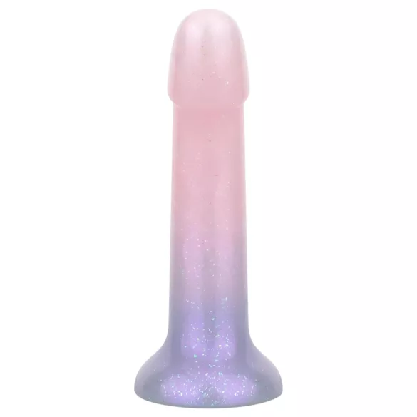 EasyToys Mermaid - glitrende dildo - 19 cm (rosa)