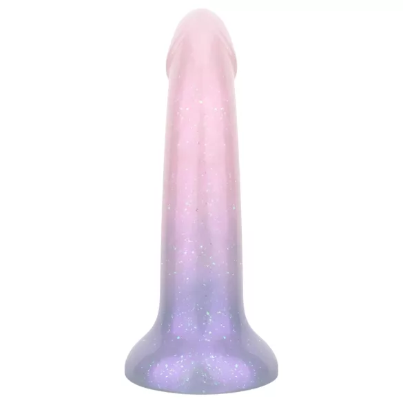 EasyToys Mermaid - glitrende dildo - 19 cm (rosa)