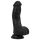 Easytoys - Naturtro Dildo med Testikler - 12 cm (Svart)