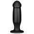 BUTTR AH-1 - sugekopp analdildo (svart)