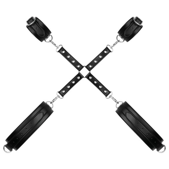 Soveromsfantasier - håndledd- og lårbånd (svart)