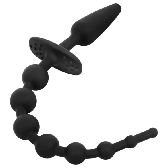 EasyToys - 2i1 analplugg (svart)