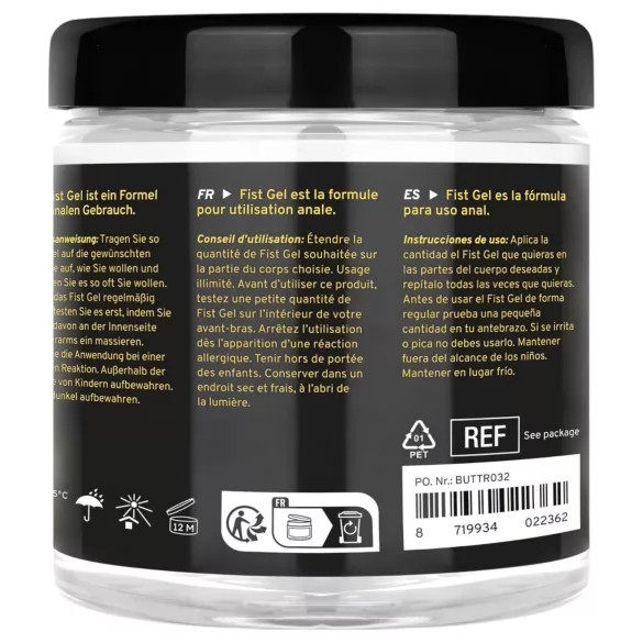 BUTTR - sklisikker fisting gelé (500 ml)