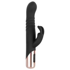 Rosy Gold - svart klitorisstimulerende lukkvibrator