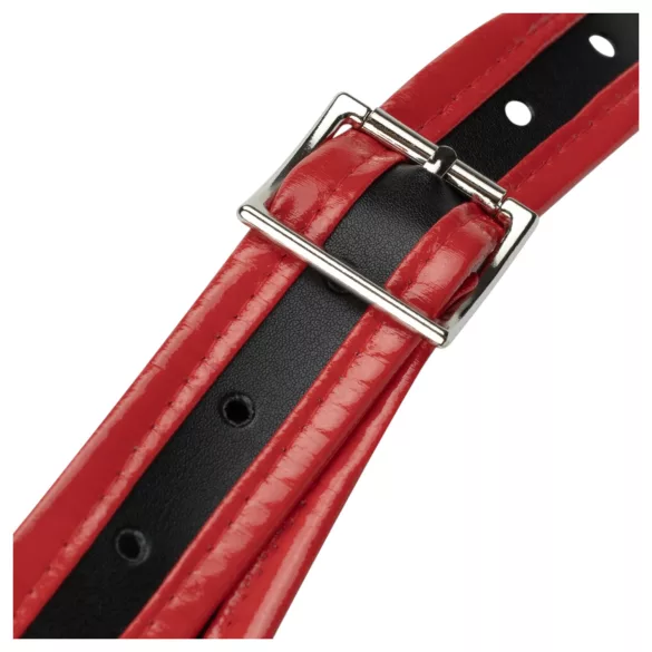 Easytoys - trippel strop-on dildo (svart)