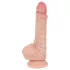 Real Fantasy Declan - realistisk dildo med forhud (hudfarget) - 18 cm