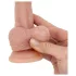 Real Fantasy Declan - realistisk dildo med forhud (hudfarget) - 18 cm