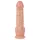 Real Fantasy Troy - naturtro dildo med bevegelig hud (hudfarget) - 25 cm