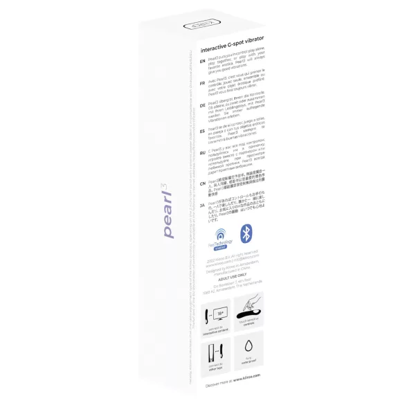 Kiiroo Pearl 3 - interaktiv G-punktvibrator (lilla)