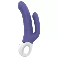 Dreamtoys Essentials - dobbel vibrator (lilla)