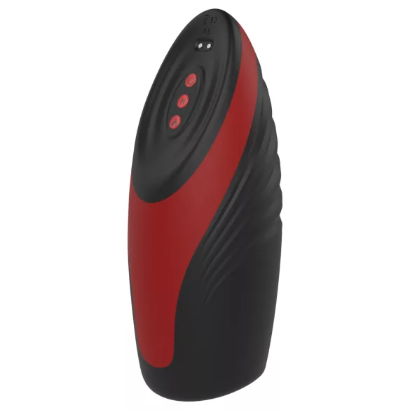 Dreamtoys Essentials - sugende, vibrerende masturbator (svart)