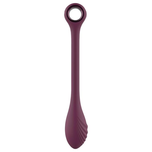 Glam - oppladbar, vanntett G-punkt vibrator som kan formes (lilla)
