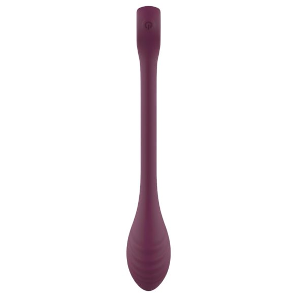 Glam - oppladbar, vanntett G-punkt vibrator som kan formes (lilla)