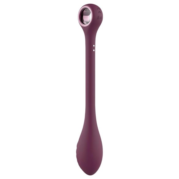 Glam - oppladbar, vanntett G-punkt vibrator som kan formes (lilla)