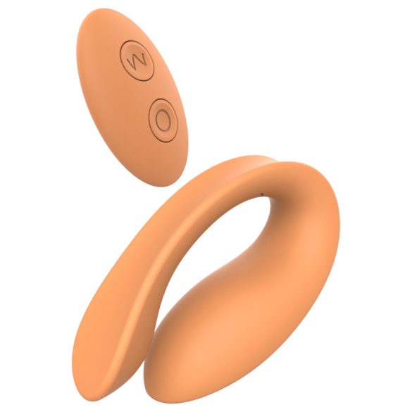 Glam - trådløs parvibrator med oppladning (oransje)