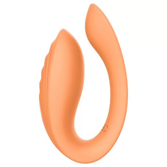 Glam - trådløs parvibrator med oppladning (oransje)