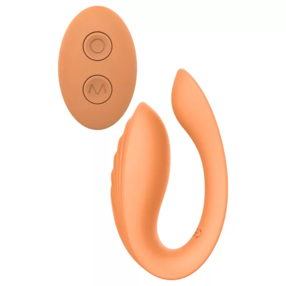 Glam - trådløs parvibrator med oppladning (oransje)