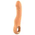Glam - fleksibel, rillet vibrator (ferskenfarget)