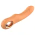 Glam - fleksibel, rillet vibrator (ferskenfarget)