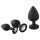Dreamtoys Fantasstic - anal plugg sett - 3 stk (svart)