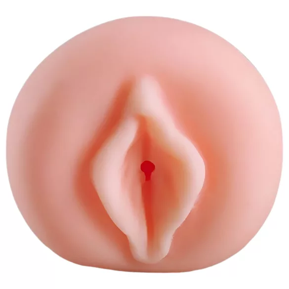 Nabojenta Megan - realistisk kunstig vagina (hudfarget)