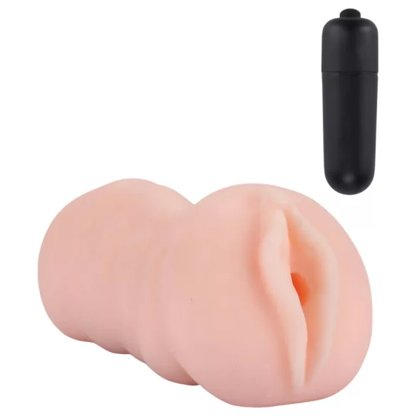Nabojenta Tracey - vibrerende kunstig vagina (naturlig)