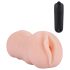 Nabojenta Tracey - vibrerende kunstig vagina (naturlig)