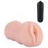 Nabojenta Tracey - vibrerende kunstig vagina (naturlig)