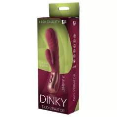 Dinky Jimmy K. Duo - oppladbar klitorisstimulator (rød)
