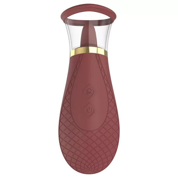 Dreamtoys Roxy - suge-slikke vibrator (burgunder)