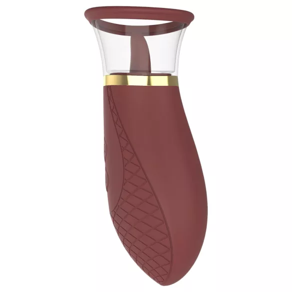 Dreamtoys Roxy - suge-slikke vibrator (burgunder)