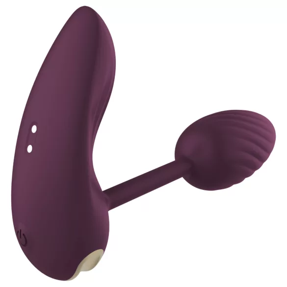 Dreamtoys Essentials - bærbart fleksibelt vibrerende egg (lilla)