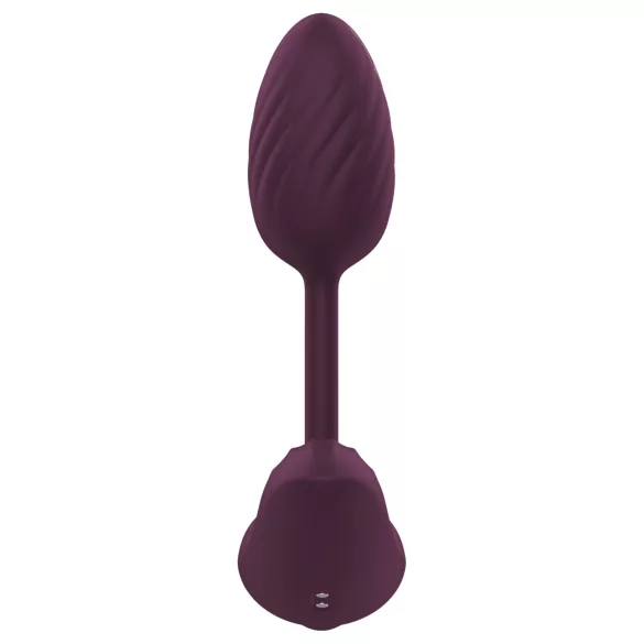 Dreamtoys Essentials - bærbart fleksibelt vibrerende egg (lilla)