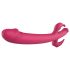 Dreamtoys Anywhere Pleasure Vibe - oppladbar, 4-armet vibrator (rosa)