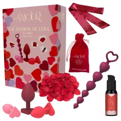 Dreamtoys Amour - gavesett for analtrening (rød)