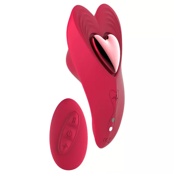 Dreamtoys Amour - bærbart trusevibratorsett (rød)