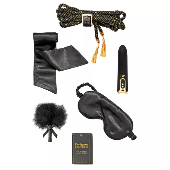 Guilty Pleasure Indulge - BDSM startsett for nybegynnere (svart)