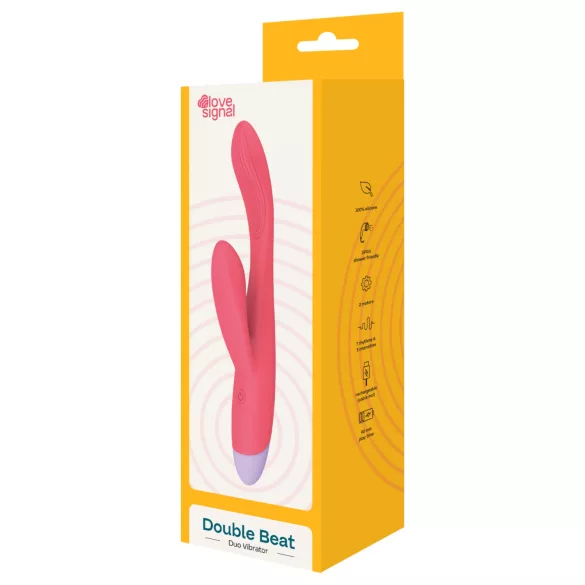 Dreamtoys Love Signal - G-punkt og klitorisvibrator (rød)
