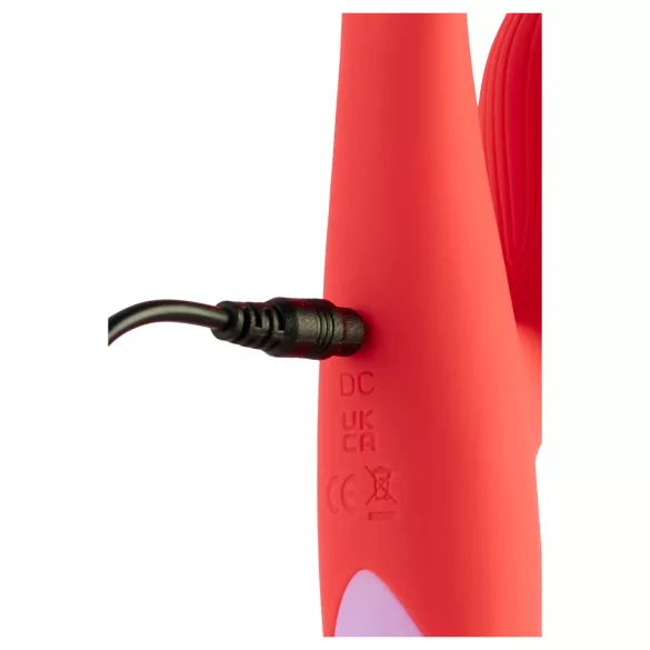 Dreamtoys Love Signal - G-punkt og klitorisvibrator (rød)
