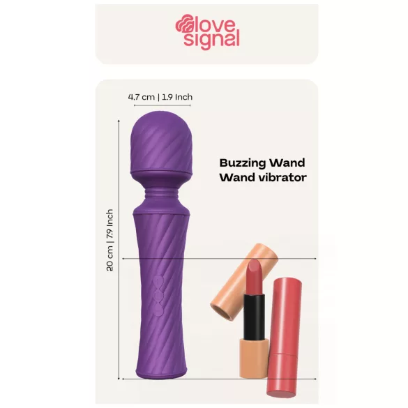 Dreamtoys Kjærlighetssignal - massasjevibrator (lilla)