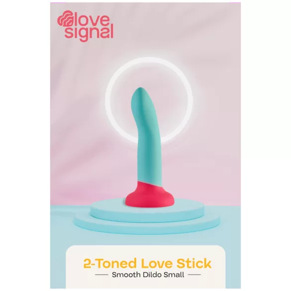 Dreamtoys Love Signal - tofarget silikon­dildo liten (blå)