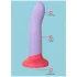Dreamtoys Love Signal - tofarget silikon­dildo stor (lilla)