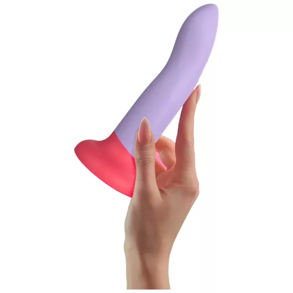 Dreamtoys Love Signal - tofarget silikon­dildo stor (lilla)