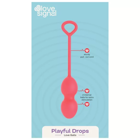 Dreamtoys Love Signal - geishakule duo (rød)
