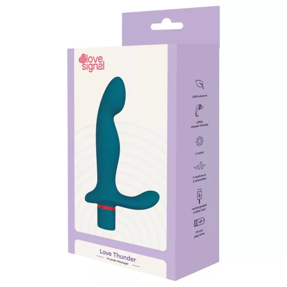 Dreamtoys Love Signal - prostatamassasjonsvibrator (turkis)