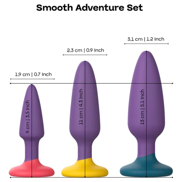 Dreamtoys Love Signal - analpluggssett (lilla)