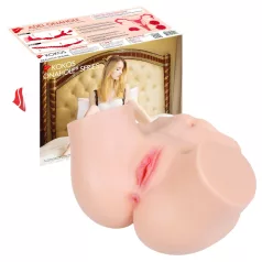 Kokos Adel onahole - realistisk torso-onanidukke (naturlig)