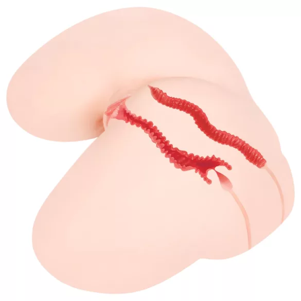 Kokos Hanna Real Hips - realistisk torsomasturbator (natur)