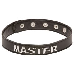 X-Play Master - BDSM halsbånd (svart)