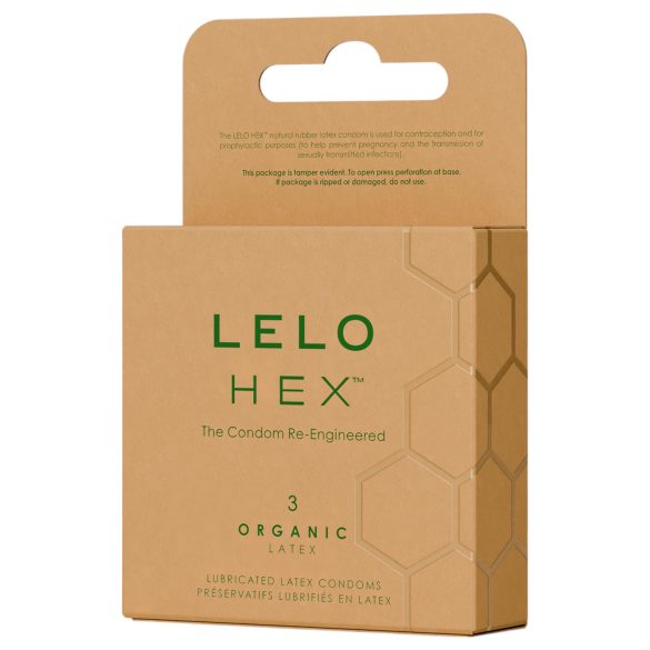 LELO Hex Organic - kraftkondom (3 stk)